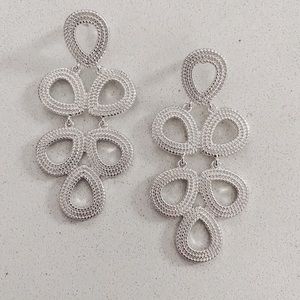 Silver Statement Earrings